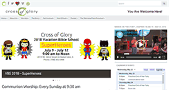 Desktop Screenshot of crossofglory.com